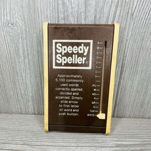 Vintage retro MoD 70’s Speedy Speller Desktop Index 6100 Most Common Used Words